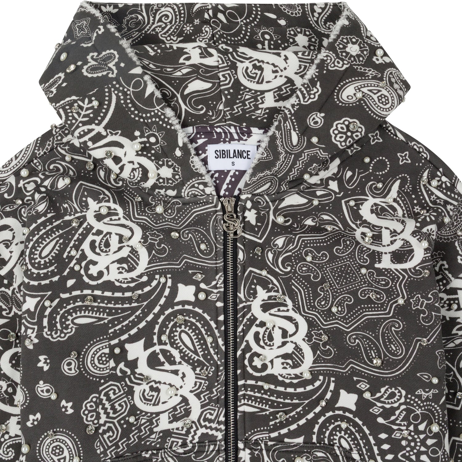 Black Bandanna Zip
