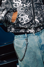 Black Bandanna Zip