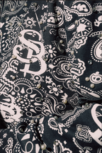 Black Bandanna Zip