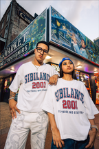 Blue Varsity Tee