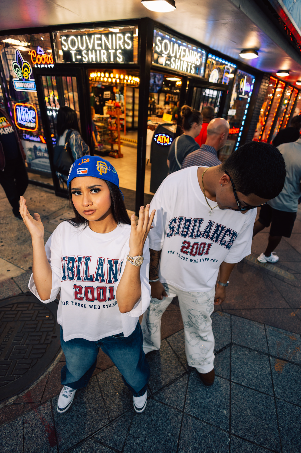 Blue Varsity Tee